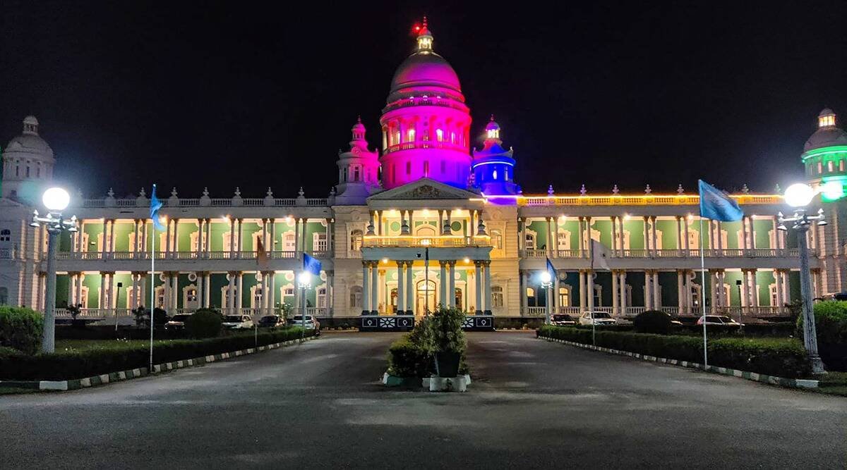 Lalith Mahal Mysore - Night View
