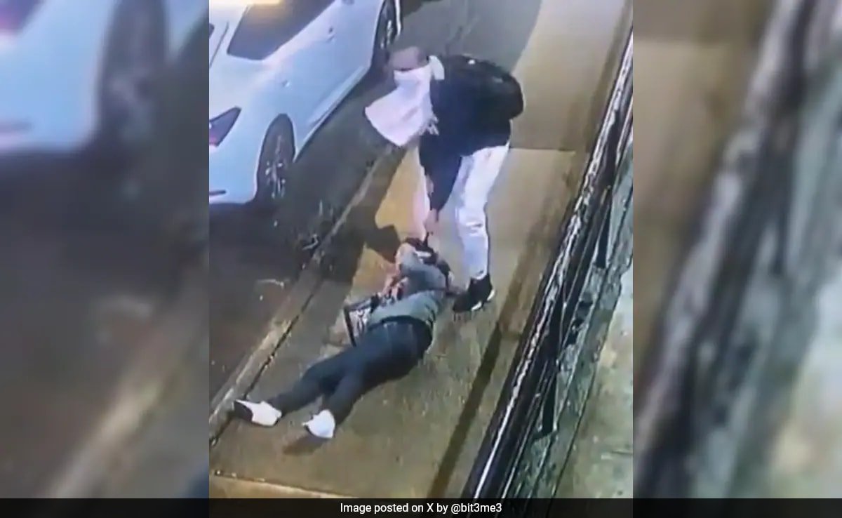 On CCTV, Masked Man Chokes US Woman, Drags Her Behind Car To Rape Her