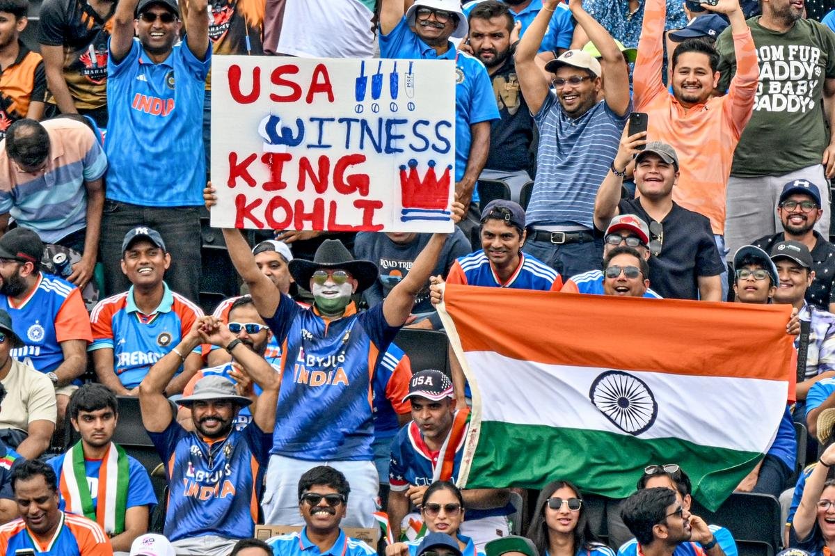 The fans at Nassau were waiting for a chance to see Virat Kohli, Rohit Sharma and other stars at their best.