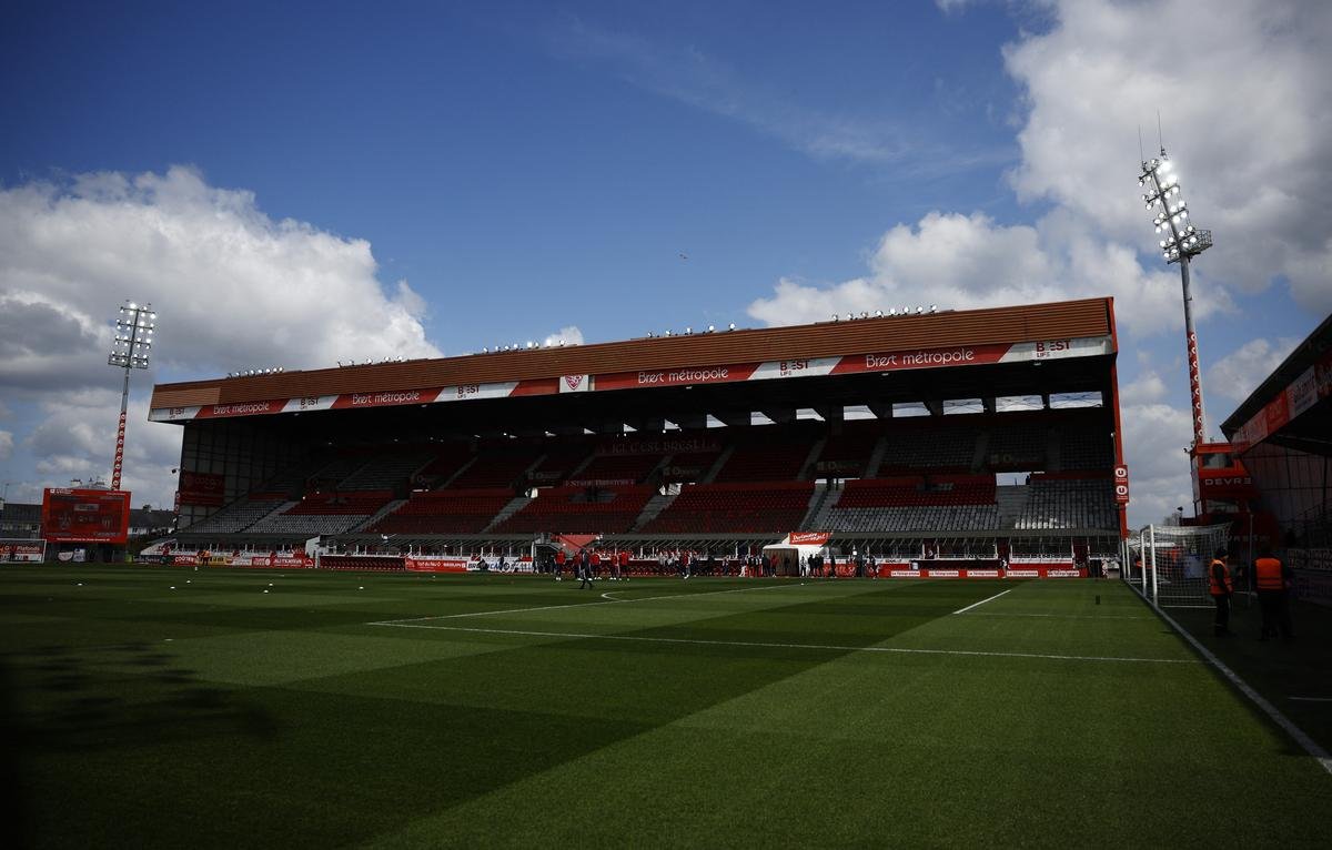 Brest’s Stade Francis-Le Blé home is not modern enough for Champions League games, with as few as 5,000 seats of the 15,200 capacity able to meet UEFA standards.