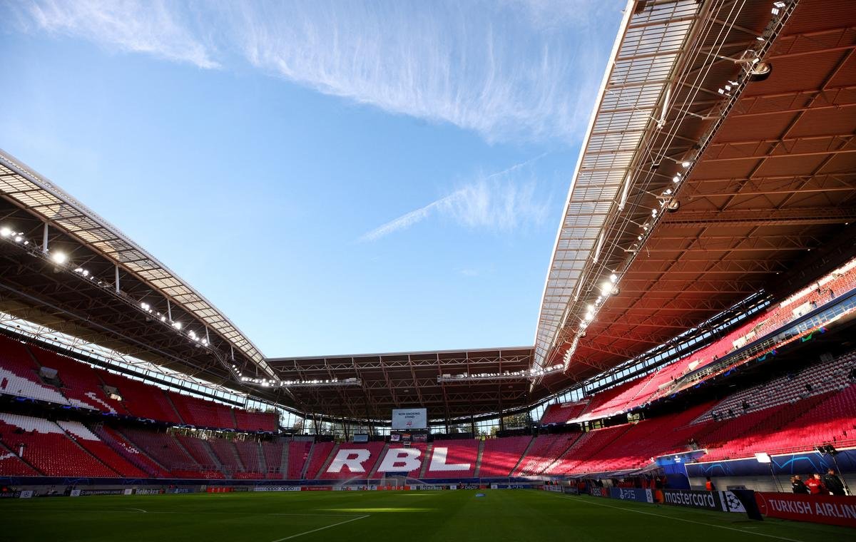 The Leipzig Stadium.