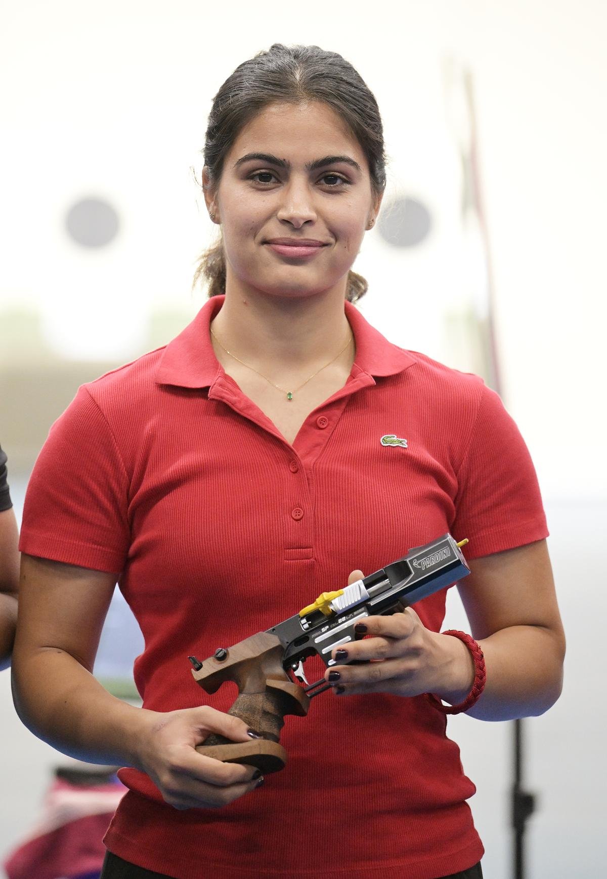On the right track: Manu shot her highest score since the 2018 Asian Games at the 2023 Asian Championships in Changwon, scoring 591 in the qualification round of the 25m pistol event and securing a quota for the Paris Olympics. 