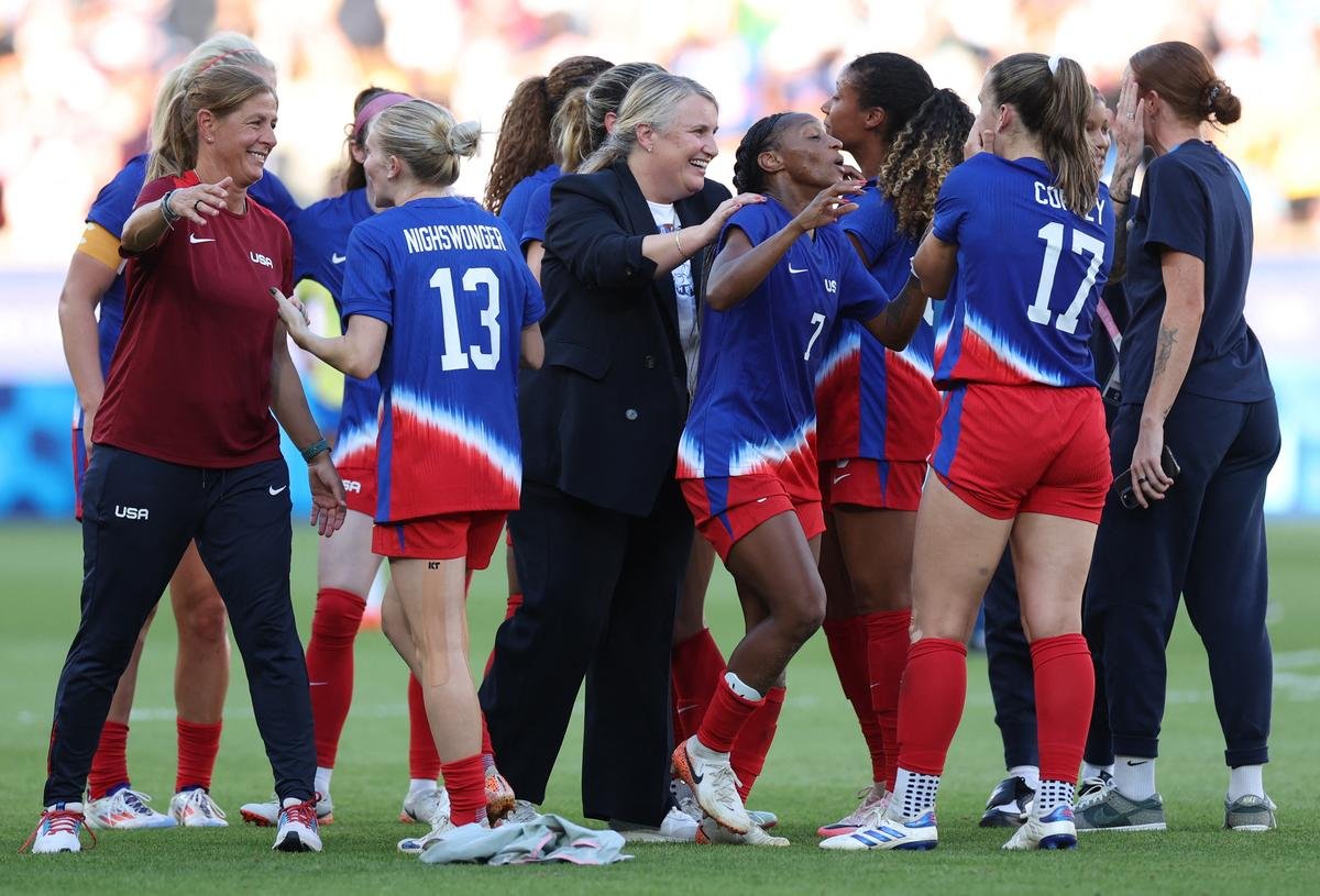 United States beats Brazil 10 to win women’s soccer gold at Paris 2024