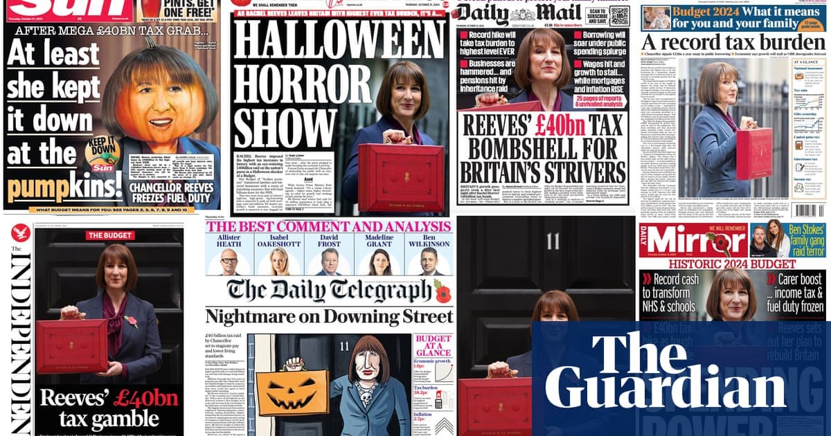 Budget 2024 what the UK papers said about Rachel Reeves’ statement