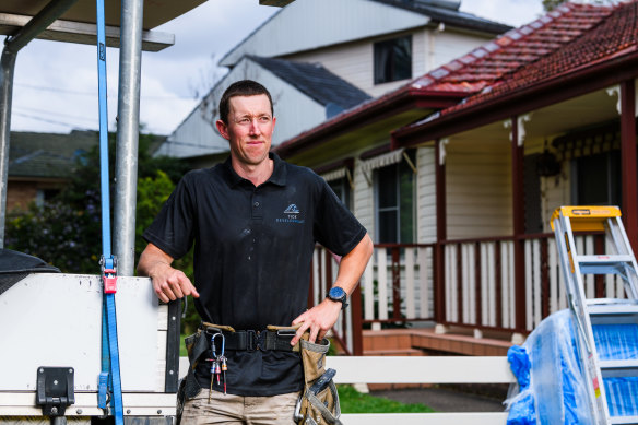 Carpenter Jarrod Miles found himself priced out of the Sutherland Shire. 